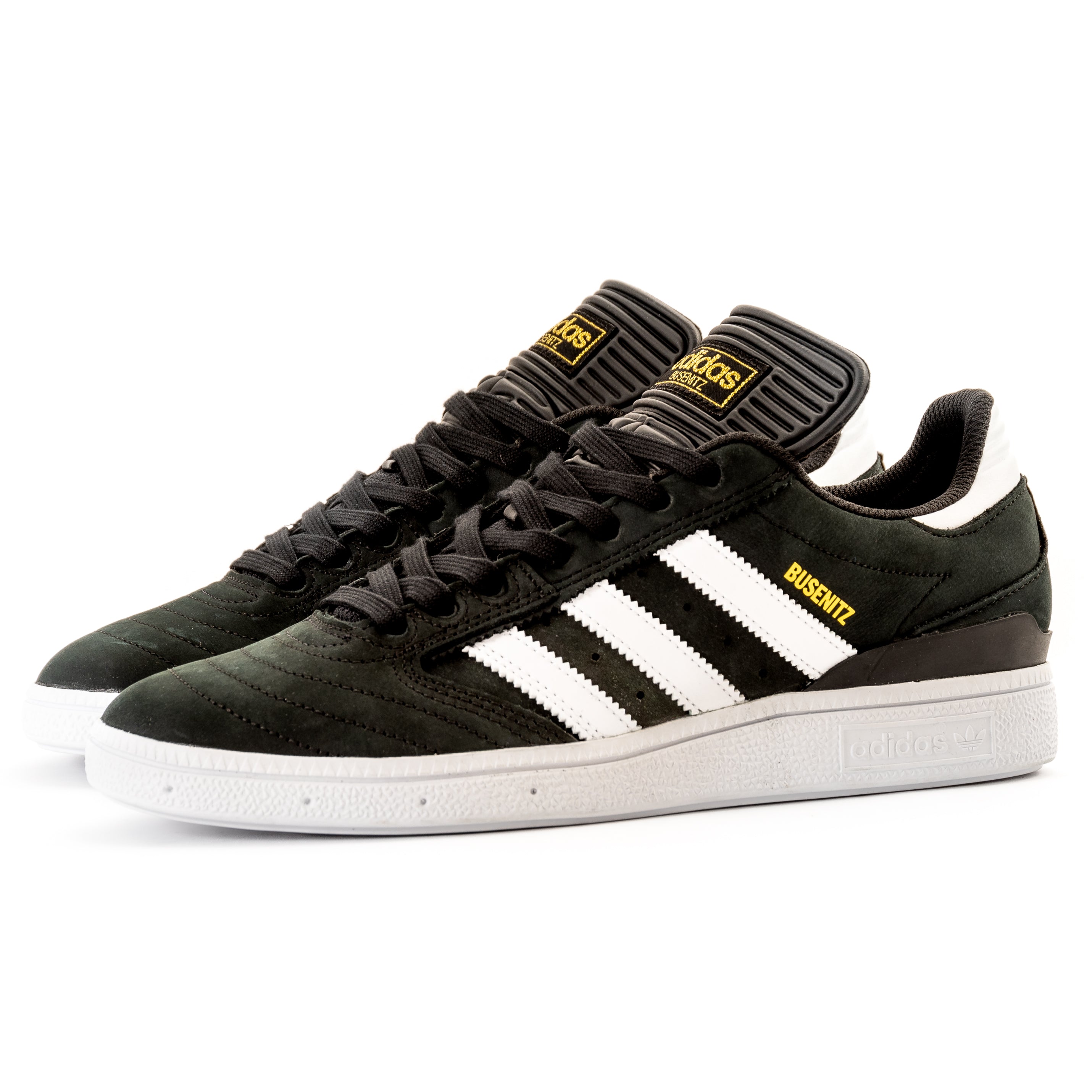 bushdebrunt SIDE KICK BLACK ブラック Adidas - Busenitz (Black/White/Gold Nubuck) – 303boards.com